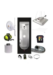 Secret Jardin 60x60x160 cm 3 Plants Basic Growbox Kit LED Greenception GC Pure 80W