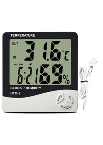 Indoor/Outdoor Thermometer, Hygrometer, Clock incl. external sensor 2m
