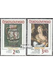 Tschechoslowakei 2975-2976 (kompl.Ausg.) gestempelt 1988 Prager Burg