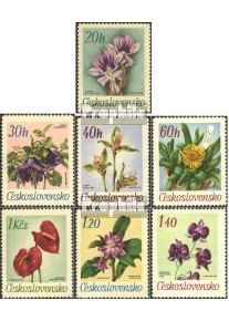 Tschechoslowakei 1724-1730 (kompl.Ausg.) gestempelt 1967 Blumen