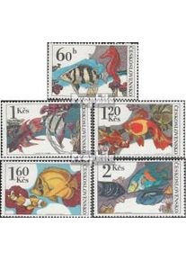 Tschechoslowakei 2260-2264 (kompl.Ausg.) gestempelt 1975 Fische