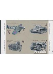 Tschechien 831-834 Viererblock (kompl.Ausg.) gestempelt 2015 Fahrzeuge