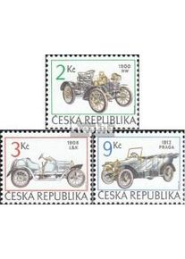 Tschechien 53-55 (kompl.Ausg.) gestempelt 1994 Autos