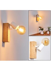 hofstein Barbengo Wall Light Light wood, white, 1-light source