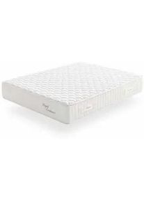 Moonia Matratze Royal Exclusive Taschenfedern, 30cm, 150x200cm , Weiß , Textil , Rechteckig , 150x200 cm , Oeko-Tex® , Schlafzimmer, Matratzen Shop, Matratzen, Taschenfederkernmatratzen