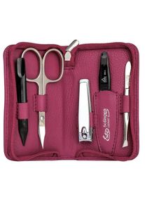ERBE® ERBE - Maniküre Set Reißverschluss-Etui Serie Siena, pink, 5-tlg. Organizer trucchi 1 pieces unisex