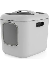Rotho Cat Litter Box My Pet Biala XL White Recycled plastic (Katzenklo offen), Katzenklo