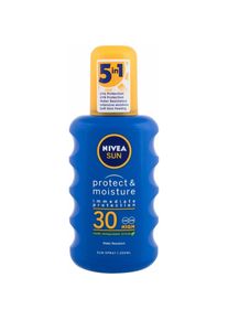 Nivea, Sonnencreme, Sun Protect & Moisture (Sonnenspray, SPF 30, 200 ml, 150 g)