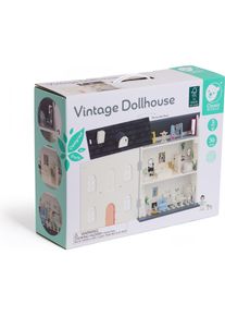 Classic World Vintage-Puppenhaus aus Holz, 36-tlg.