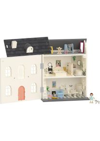 Classic World Vintage-Puppenhaus aus Holz, 36-tlg.