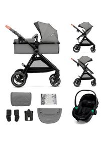 Kinderkraft , Kombi-Kinderwagen »ESME 3IN1« 25 kg inkl. Babyschale MINK PRO 2 i-Size (40–87 cm) , grau