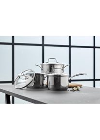 Scanpan Kochtopf IMPACT Ø 20 cm - mit Deckel, Pfanne + Kochtopf, Silber