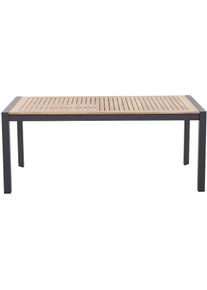 siena GARDEN , Garten-Essgruppe »Savona / Zurigo« Set, 5 Stk. tlg. bestehend aus 4 Sesseln und 1 Tisch , matt anthrazit, Holz +