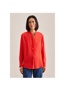 Seidensticker , Klassische Bluse »Schwarze Rose« Tunika Uni , Rot , Passform: Regular