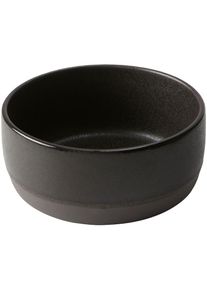 aida RAW, Schale &raquo;RAW&laquo; 6 Stk. aus Steinzeug Steinzeug, &Oslash; 13, 5 cm, titanium black, Steinzeug, &Oslash; 13,5 cm, titanium black