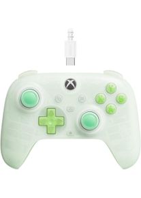 8bitdo Ultimate Mini Wired Xbox Pad Clear Green (Windows, Xbox Series X, Xbox One S), Gaming Controller, Grün