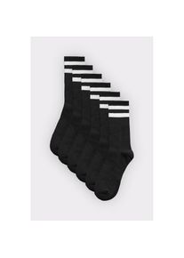 YSABEL MORA, Damen, Socken 6 Paar tlg. Anti-Druck-B&uuml;ndchen, Viskosemix, weich, bequem, black, 43-46, black, Unisex-Socken von Ysabel Mora