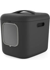 Rotho Cat Litter Box My Pet Biala XL Anthracite Recycled plastic (Katzenklo geschlossen), Katzenklo