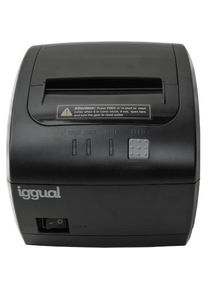Iggual TP7001-3I (RS-232, RJ11, USB, Ethernet), Belegdrucker, Schwarz