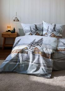 Biancheria da letto con paesaggio, Bianco, Taglia 135x200 cm, bonprix