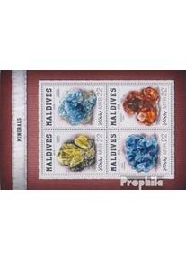 Maldivas 7478-7481 Sheetlet (completa. edición) nuevo con goma origina