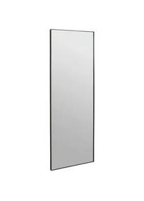 Mid.you Wandspiegel , Schwarz , Metall, Glas, Holzwerkstoff , rechteckig , 60x160x3 cm , Bsci , Garderobe, Garderobenspiegel