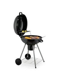 Relaxdays Kugelgrill , Metall, Kunststoff , 87.5 cm , Grills, Holzkohlegriller