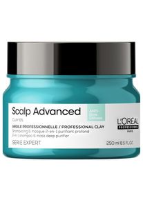 L'Oréal L ́Oréal Professionnel - Scalp Advanced Anti-Oiliness Clay Mask Hajkezelés, hajmaszk 250 ml