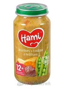 Hami príkrm zemiaky s hovädzím a hráškom 250g