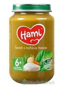 Hami príkrm špenát s morskou treskou 200g