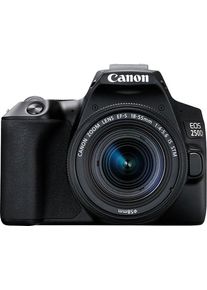 Canon Spiegelreflexkamera »EOS 250D« EF-S 18-55mm f/4-5.6 IS STM, 24,1, 3 fach fach x opt. Zoom, Bluetooth WLAN in schwarz
