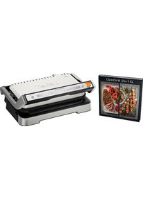 Tefal Kontaktgrill »OptiGrill 2in1 XL GC782D« 2200 W in silberfarben