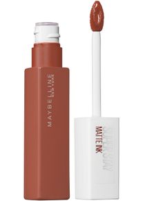 Maybelline New York Damen Lippenstift »Super Stay Matte Ink Nude« mit natürlichen Inhaltstoffen in braun