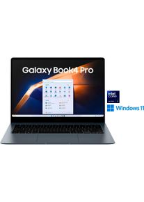 Samsung Notebook »Galaxy Book4 Pro (NP960X ) 14''« 35,6 cm / 14 ′′ Intel Core Ultra 7 512 GB SSD Intel Core Ultra 7 Prozessor, 16 GB + 512 GB in grau