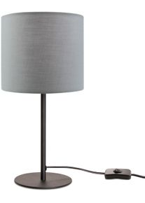 Paco Home Tischleuchte »Uni Color« E14 LED E14 Lampe in schwarz, Größe Ø 18 cm Höhe: 36,5 cm