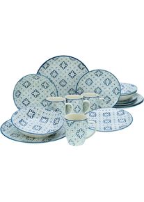 Creatable Kombiservice »Yara« orientalisch mediterraner Stil in blau
