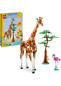 Lego Konstruktionsspielsteine »Tiersafari (31150), Lego Creator 3in1« Made in Europe in bunt