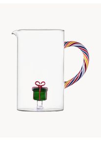 ICHENDORF Ručne vyrobený džbán z borosilikátového skla Nutcracker Farebná, Transparentná Sklo Ø 11 x V 18 cm