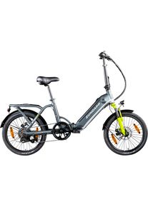 Zündapp Zündapp »ZT20R« 6 Gang Kettenschaltung Heckmotor 250 W Pedelec in grau, Größe 20 Zoll (50,80 cm)