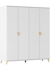 Rauch Kleiderschrank »Ottos Choice Skandi Kinderzimmer Bestseller Schlafzimmerschrank FALUN« Breite 92/137/182 in weiß, Größe B/H/T: 182 cm x 203...