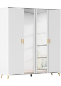 Rauch Kleiderschrank »Ottos Choice Skandi Kinderzimmer Bestseller Schlafzimmerschrank FALUN« Breite 137/182 in weiß, Größe B/H/T: 182 cm x 203 cm x...