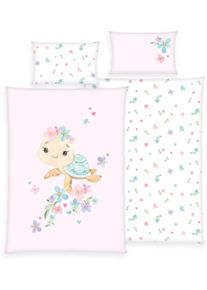 Baby Best Babybettwäsche »Little Turtle« 2 Stk. tlg. mit liebevollem Motiv in bunt, Größe B/L: 40 cm x 60 cm
