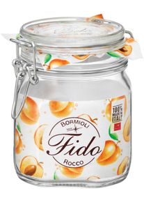 Bormioli Rocco Vorratsglas »Fido« Set, 6 Stück, 0,75l Fassungsvermögen, 6 Stk. tlg. luftdicht verschließbar, mit Bügelverschluß in farblos