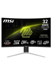 MSI Curved-Gaming-Monitor »MAG 325CQRF QD E2« 80 cm/32 ′′ 2560 x 1440 px WQHD 0,5 Reaktionszeit 180 Hz 5-Wege Joystick Navigation in schwarz