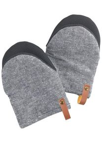 Wenko Topfhandschuhe »Modell Ada Mini« kleine Ofenhandschuhe, Handflächen aus Neopren, Baumwollinnenseite in grau