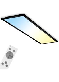 Briloner Leuchten LED Panel »7167016 Piatto« LED-Board Kaltweiß Neutralweiß Tageslichtweiß Warmweiß Deckenlampe, 100x25x6cm, 24W, Wohnzimmer,...