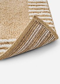 bonprix K&uacute;peľňov&aacute; prdložka s minim&aacute;lnym dizajnom, b&eacute;žov&aacute;, Predložka pre visiace WC