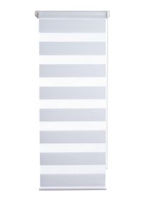 K-home Doppelrollo »Ancona« Lichtschutz ohne Bohren im Fixmaß in weiß