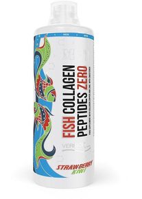 MST Fish Collagen Peptides Zero, 1 L Flasche, Strawberry-Kiwi