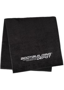 Bodybuilding Depot Fitness Handtuch, 100 × 50 cm, dunkelgrau